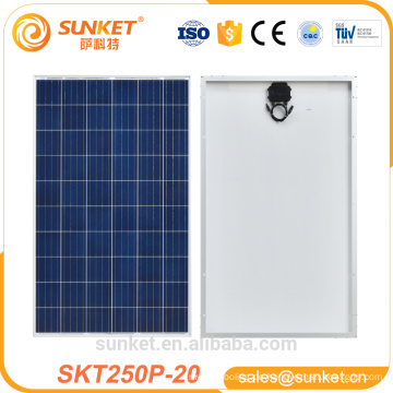 250w goog Qualität Solarmodul mit TÜV ISO CE-Zertifizierung